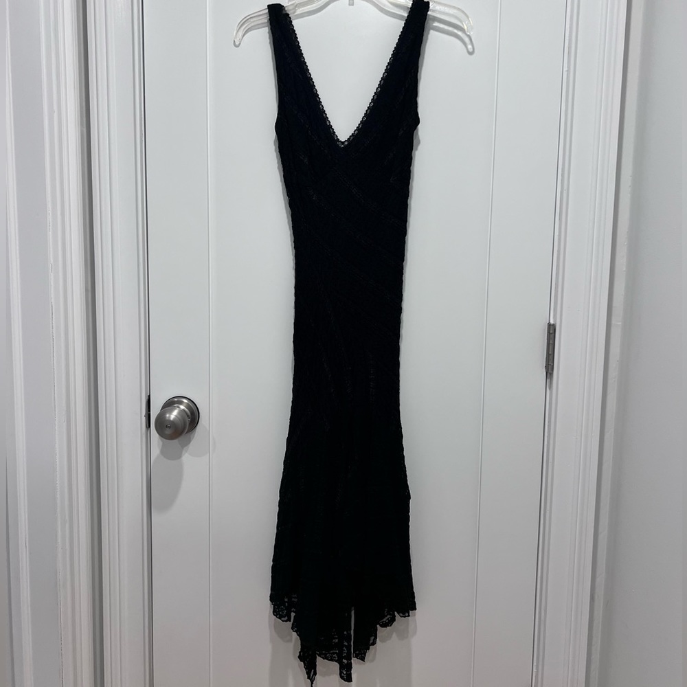 ARDEN B asymmetrical lace cocktail dress